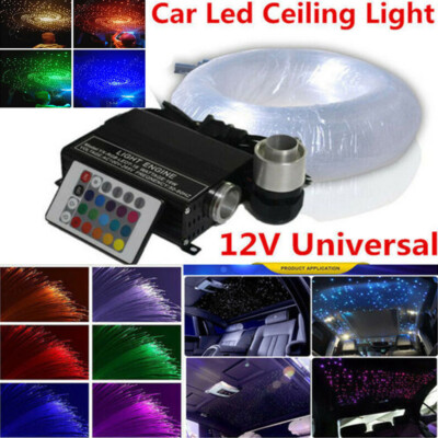 12V Multi Color Fiber Optic Star Light kit For Car Limo Headliner Lighting Decor