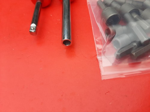 NEU 61 Stück HANDWERKER magnetischer Sechskant 1/4" Schraubendreher Spinner GRIFF Bit Driver Set - Bild 5 von 10