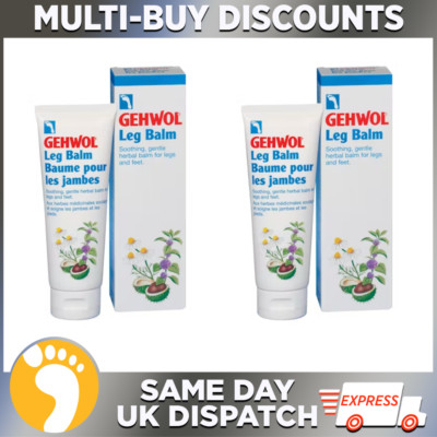 Gehwol Leg Balm 125ml | Angenehm beruhigend | Pflanzliche Inhaltsstoffe - 2er Pack