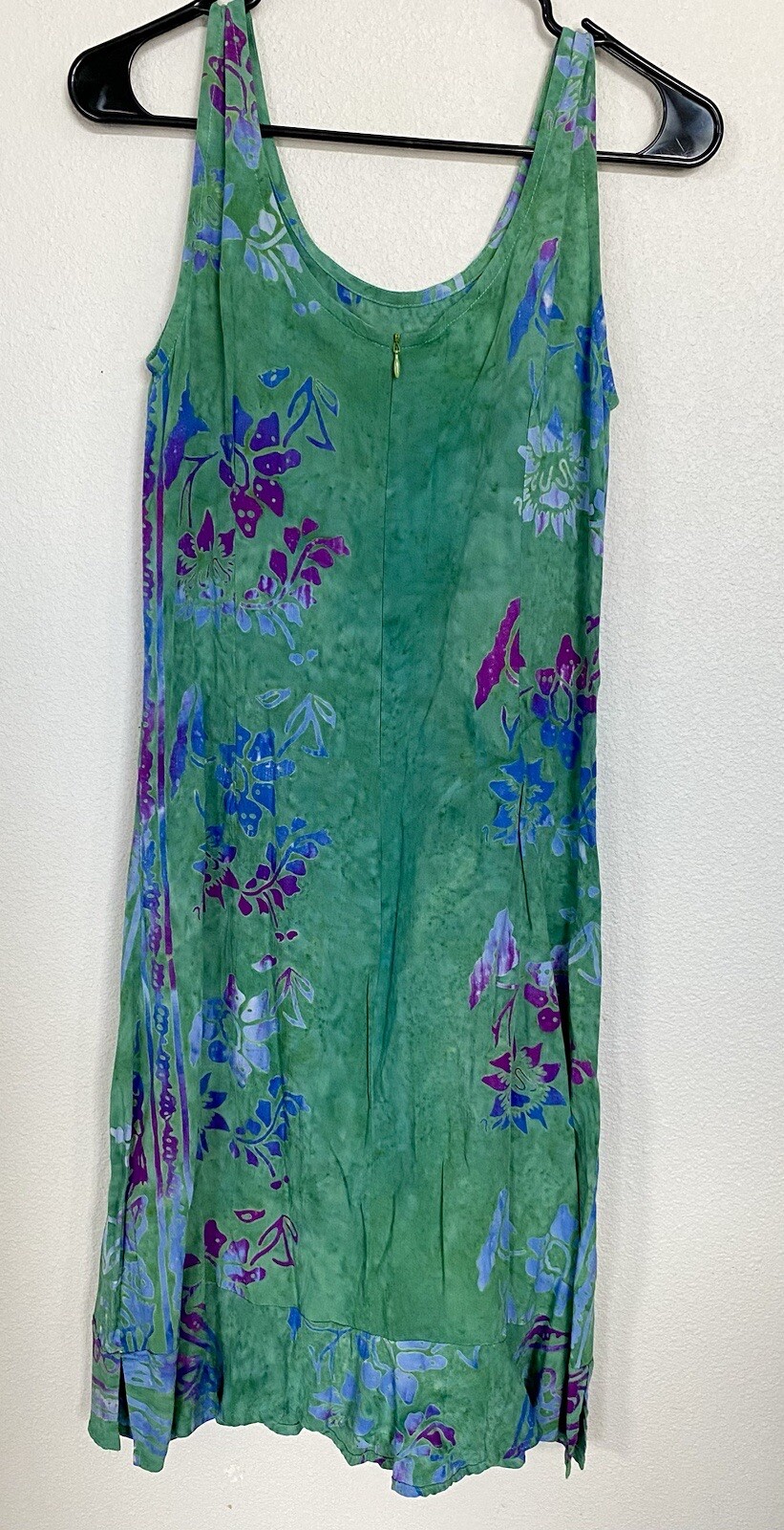 Bali Batiks Dress Beaded Floral Vacation Resort Tropical Small eBay