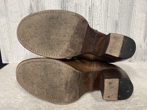 Bed Stu Arcane Cobbler Series Bench Made Brown Leather Ankle Boots ...