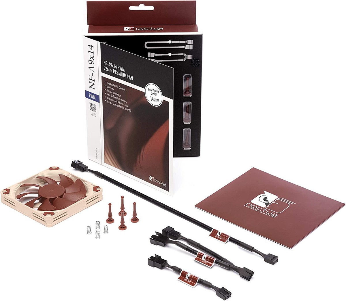 NEW NOCTUA NF-A9x14 PWM Premium Quiet Fan 4-Pin 92 x 92 x 14mm | eBay