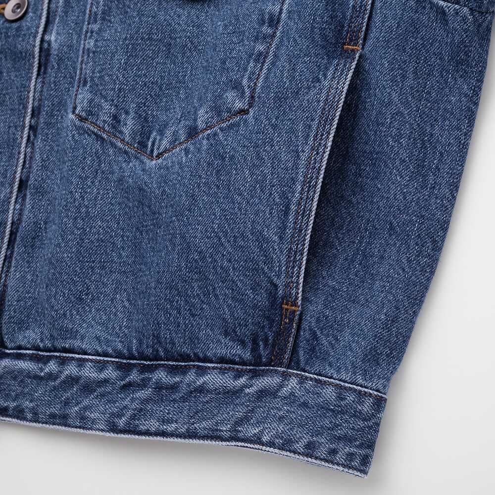 Women Uniqlo U Lemaire Loose Fitting Denim Jacket SIZE XL Blue | eBay
