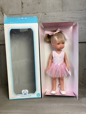 Vinyl Ballerina Puppe Vestida De Azul mit Box Spanien Paola Reina Spain