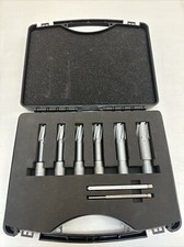 8 pcs T.C.T Annular Cutter Carbide Tipped Broach Kit,2" DOC,9/16" to 1-1/16"