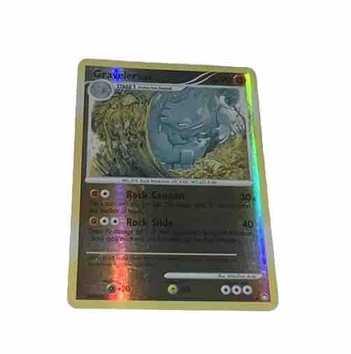 Pokemon TCG Card 2007 Mysterious Treasures - Graveler 51/123 Reverse Holo NM