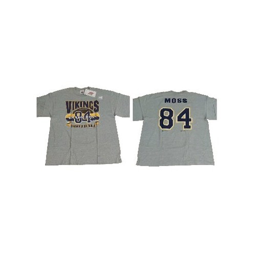 Minnesota Vikings Randy Moss Jersey T shirt XL New w Tags Vintage deadstock DS - Picture 2 of 11
