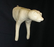 Taxidermy Form Half Raccoon Climbing Down 1 3/4 X 8 1/2 X 14