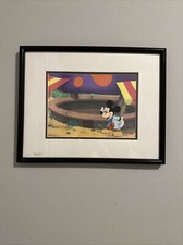 Mickey Mouse Fanta Commercial Art Print Animation Cel RARE Framed Disney
