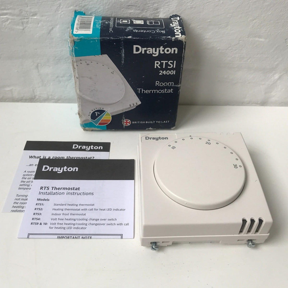 DRAYTON Room Thermostat RTSI 24001 NEW 5016254100156 | eBay
