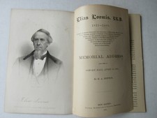 ELIAS LOMMIS MEMORIAL ADDRESS YALE COLLEGE 1890 by H.A. NEWTON