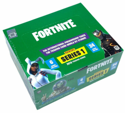 Fortnite Series 1 Hobbybox inkl. 24 Booster Packs Panini Flowpacks Trading Cards