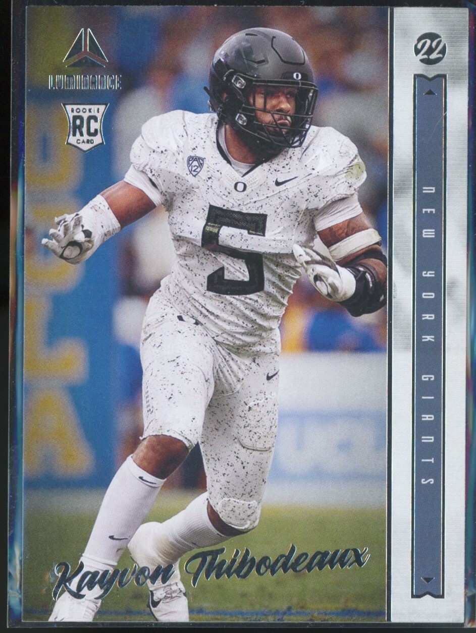 2022 Panini Luminance Kayvon Thibodeaux Rookie Rc #136 Giants