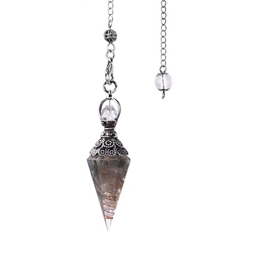 7 Chakra Point Dowsing Pendulum Crystal Healing Divination Reiki Therapy Gift - Picture 13 of 16