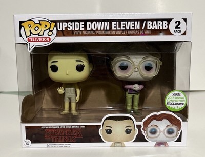 Funko Pop! Stranger Things Upside Down Eleven/Barb 2 Pack 2017 Spring Convention