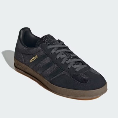 adidas Gazelle スニーカー adidas Originals Gazelle Indoor W Core Black Carbon Grey Gum Women