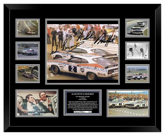 Allan Moffat Colin Bond 1977 Bathurst 1-2 Finish Signed Limited Edition Frame - image 4 of 4