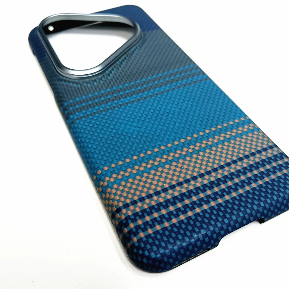 Genuine Carbon Fiber Magsafe Cover Huawei Pura 80 Ultra Pro+ Matte Braided Case - Image 3 of 4