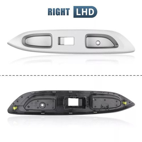 Interruptor bisel de ventana eléctrica maestro 4D derecho para Toyota Yaris 2006-2010 moldura plateada - Imagen 6 de 10