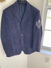 Maestro Velour Blau Sportjacke GR 40R