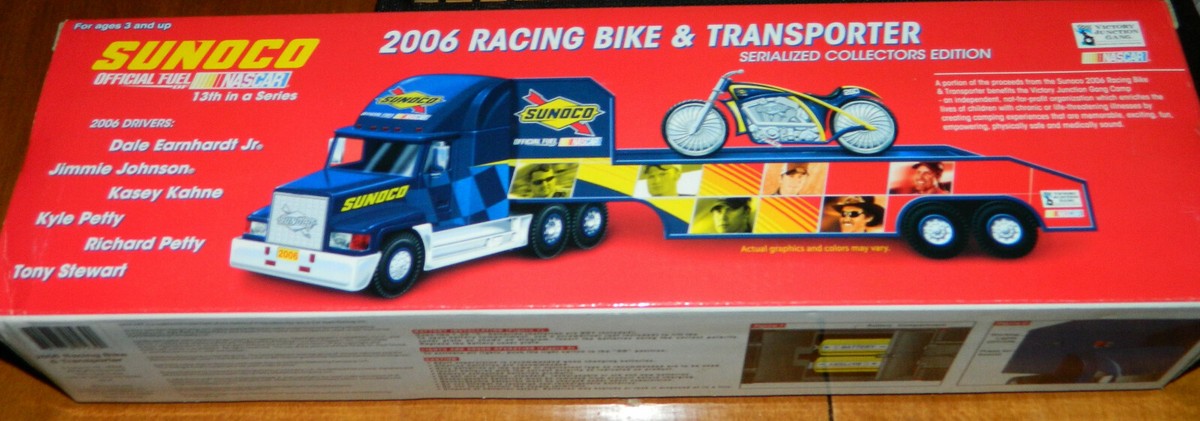 Sunoco 2006 Racing Bike TRANSPORTER 13th Serialize Collectors