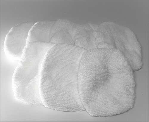 8 Pack  4” Multi Purpose Premium Microfiber Polishing Bonnets  - Afbeelding 2 van 3