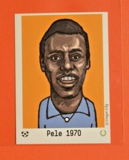 Tschutti Heftli Fußball WM 2010 Sammelsticker/ PELE Brasilien 1970 ungeklebt