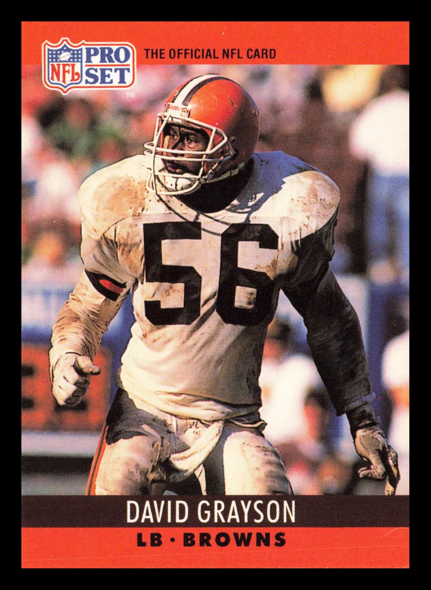 David Grayson #71 1990 Pro Set Cleveland Browns | eBay