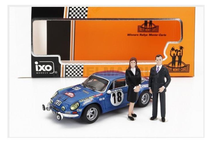 IXO-MODELS SPRM001-73 RENAULT - ALPINE A110 1800S N 18 WINNER RALLY MONTECARLO 1