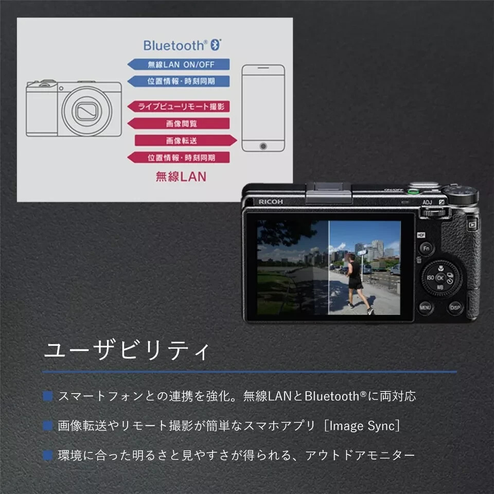 Ricoh GR IIIx HDF f/2.8 Compact Digital Camera Single Focus Lens