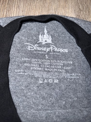 Walt Disney World Parks Authentic Since 1971 Raglan Shirt Size S Baseball Tee - Picture 3 of 3