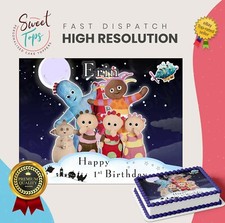 In The Night Garden Personalised Rectangle Edible Birthday Cake Topper Decoratio