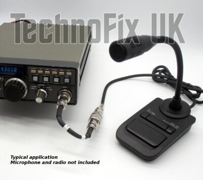 SM-20 icom マイク Icom SM-20 Desktop Stand Microphone Amateur Ham Radio Good