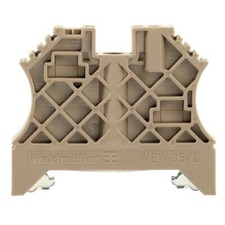 5pcs WEIDMULLER WEW 35/2 1061200000 End Bracket Dark Beige New  KD
