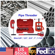 Pipe Threader Ratchet Type with 5 dies set:3/8'', 1/2'', 3/4'', 1'', 1-1/4''