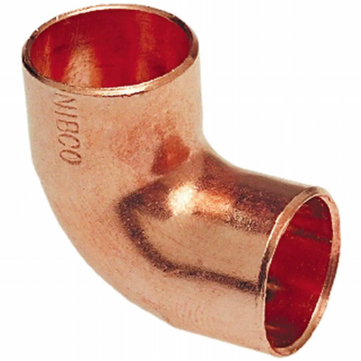 #ad #ad 1 2 In. Copper Pressure 90 Degree Cup X Cup Elbow Fitting $2.99