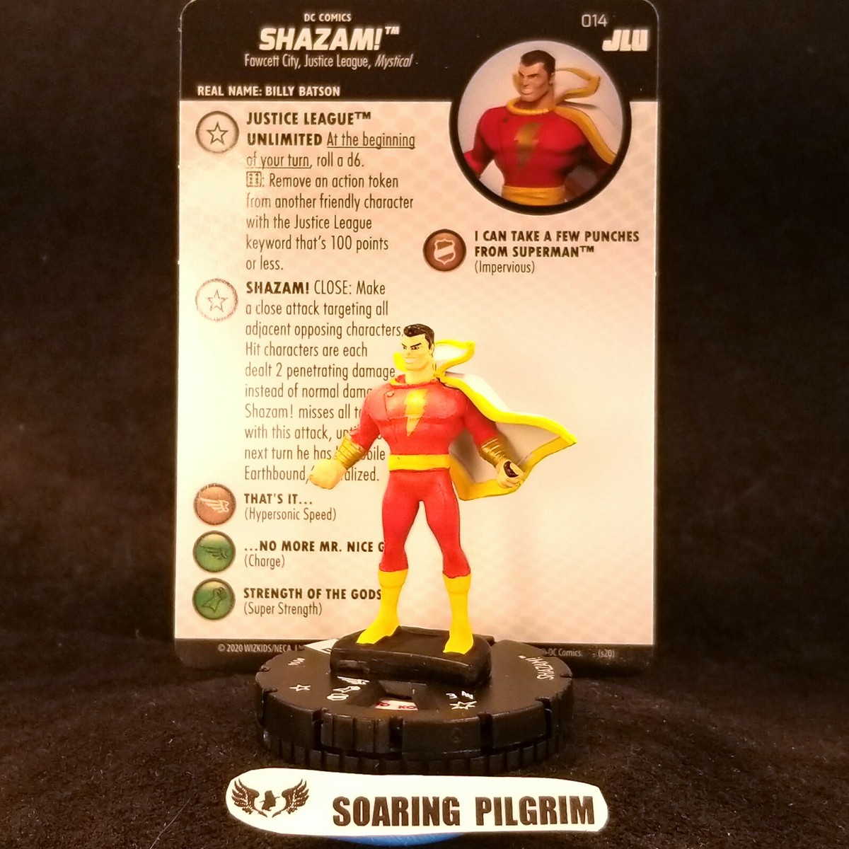 SHAZAM! - 014 Common DC Justice League Unlimited Heroclix Set #14