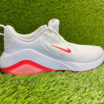 Nike Air Zoom Bella 7 Womens Size 8.5 White Red Athletic Running Shoes Sneakers