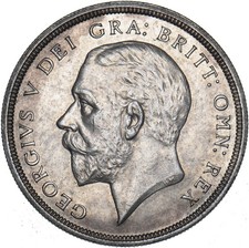 1936 Wreath Crown - George V British Silver Coin - Very Nice