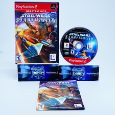 Star Wars Starfighter PS2 CIB W/ Manual - PlayStation 2