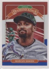 2020 Donruss Optic Diamond Kings Red White & Blue Prizm 9/150 Marcus Semien 0c6