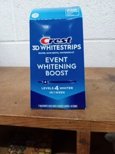Crest 3D Whitestrips  Event Whitening BoostLevels 4 Whiter Exp 06/27