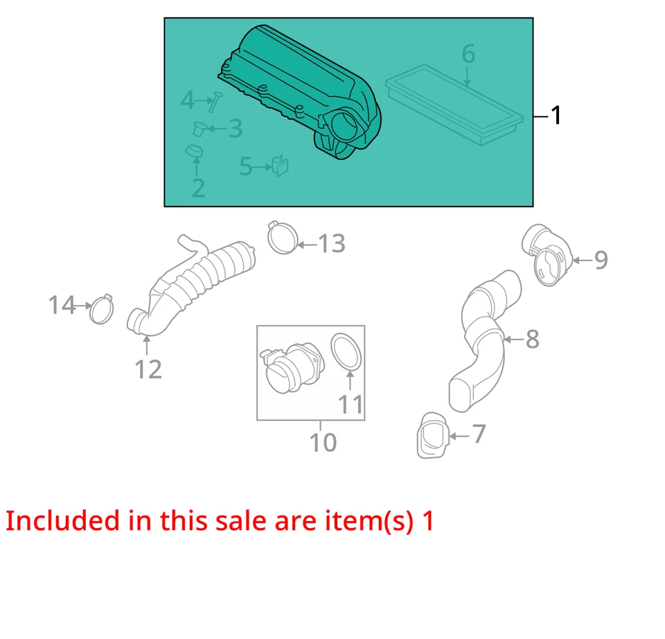Air Cleaner John Cooper Works Fits 07-12 MINI COOPER 2720813 Foto 2 de 3