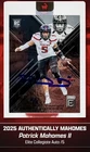 Panini Authentically Patrick Mahomes 2017 Donruss Elite RC Rookie Auto SSP /5 🔥
