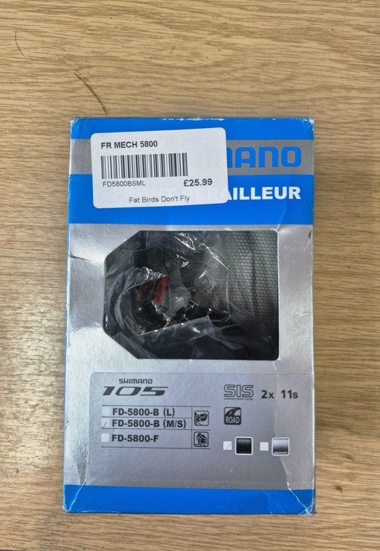 Shimano 105 2 X 11 Speed FD 5800 Series B (M/S) Front Mech.