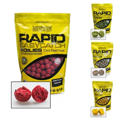 (18,41 EUR/kg) Mivardi Rapid Boilies 950 g Easy Catch 20 - 24 mm Karpfen - Bild 1 von 4