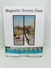 Magnetic Screen Door Mesh Curtain Durable Heavy Duty Mosquito Net Bug Hands Free