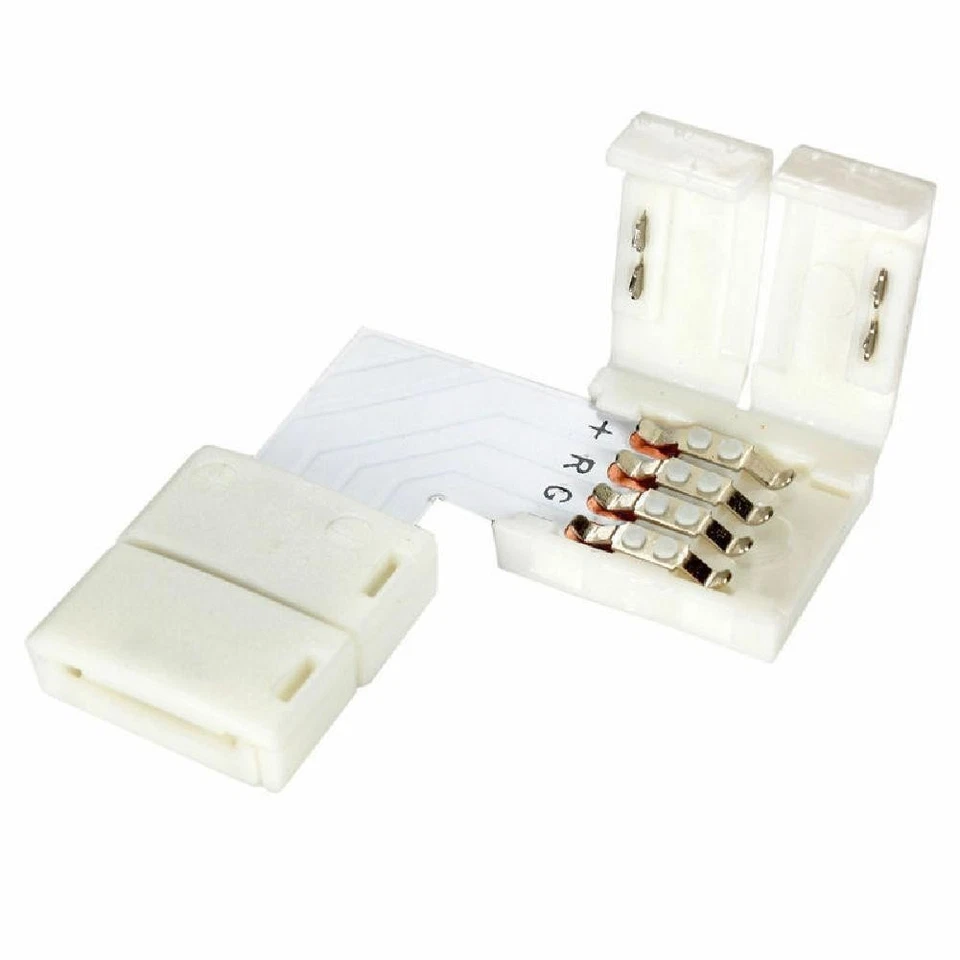 5PCS 4Pin L T Cross Shape PCB Corner Connector For RGB 3528 5050 Led Strip Light - Image 4 of 4