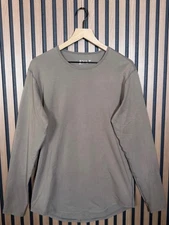 BYLT T Shirt Medium Mens Beige Drop Cut Long Sleeve Athletic Tee