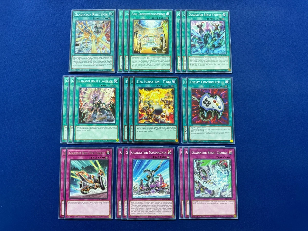 Yu-Gi-Oh! ARC-V - Battle Beast's Complete Gladiator Beast Fusion Deck